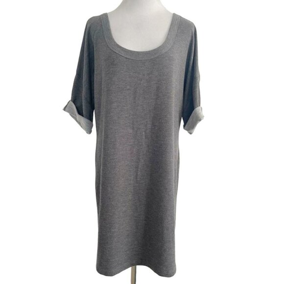 Nation LTD Size Medium Gray Dress 3/4 Sleeve Casual - Picture 1 of 7